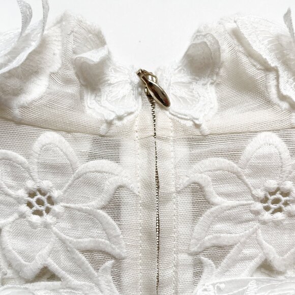 Zimmermann Luminous Embroidered Bodice Natural Size AU 3 US 10 - Picture 8 of 15